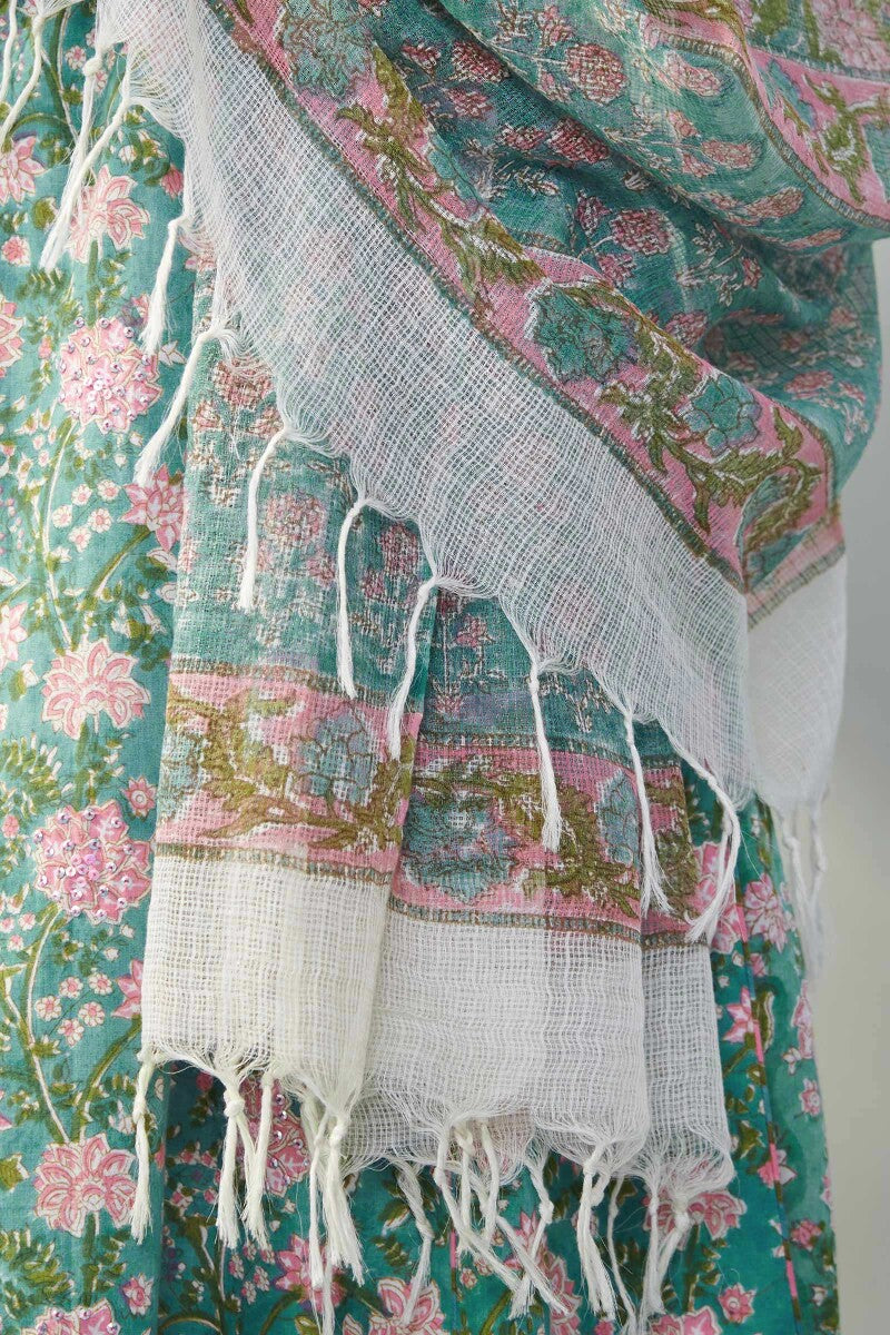 Nasrine Rabiya Sanganeri Kota Dupatta