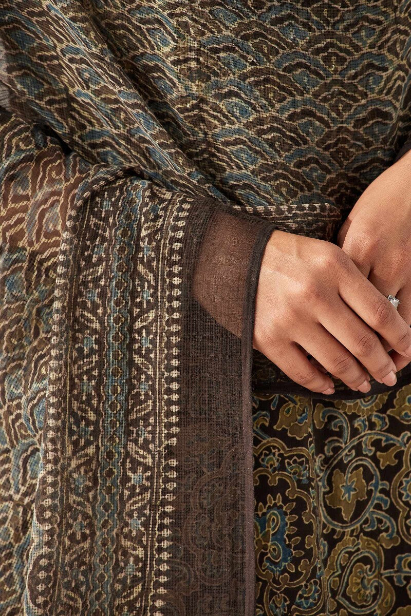 Sehra Zahira Ajrak Kota Dupatta