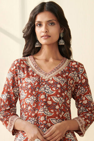 Sehra Darya Bagru Kurta