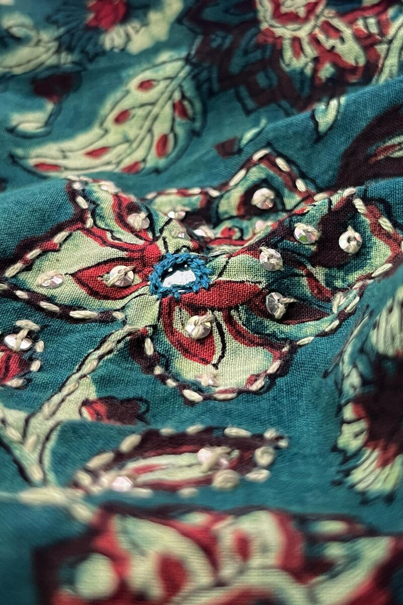 Sehra Zoya Bagru Kurta