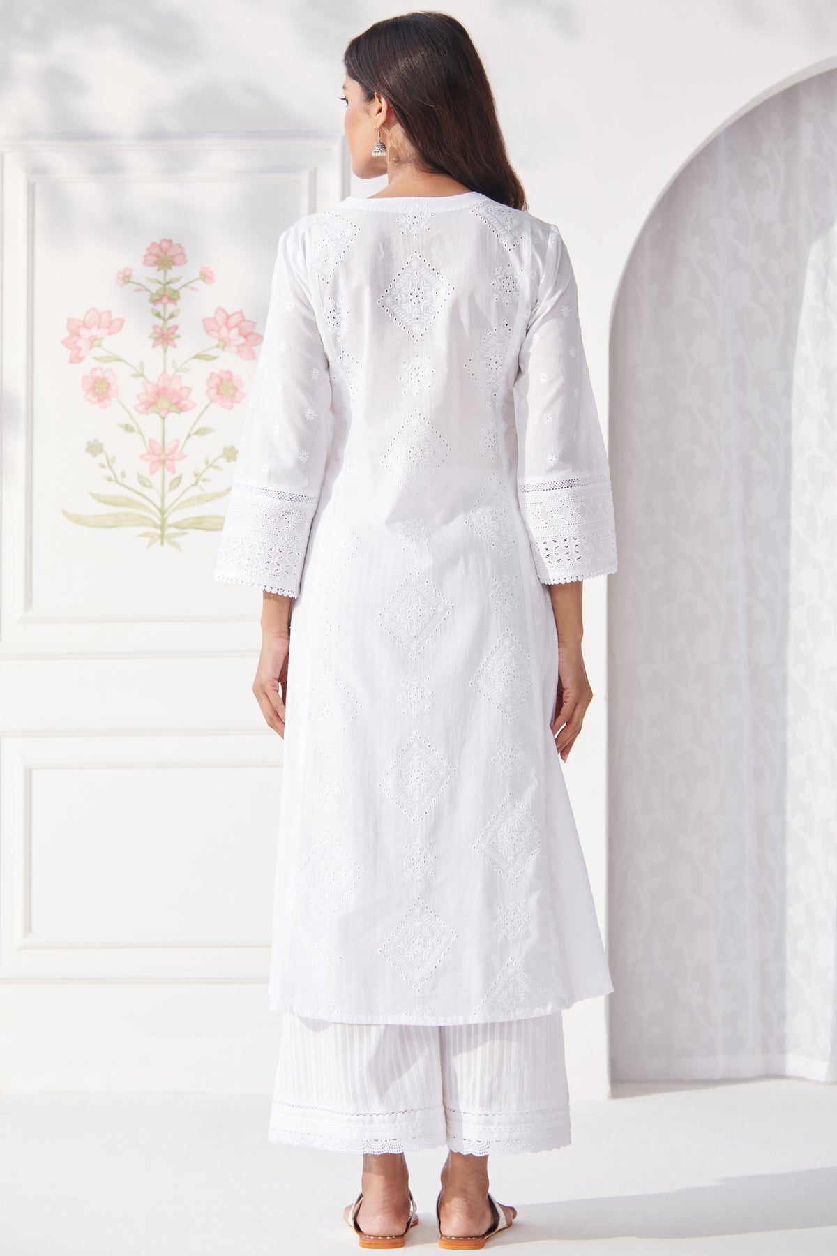 Mumtaz Tasnim White Kurta