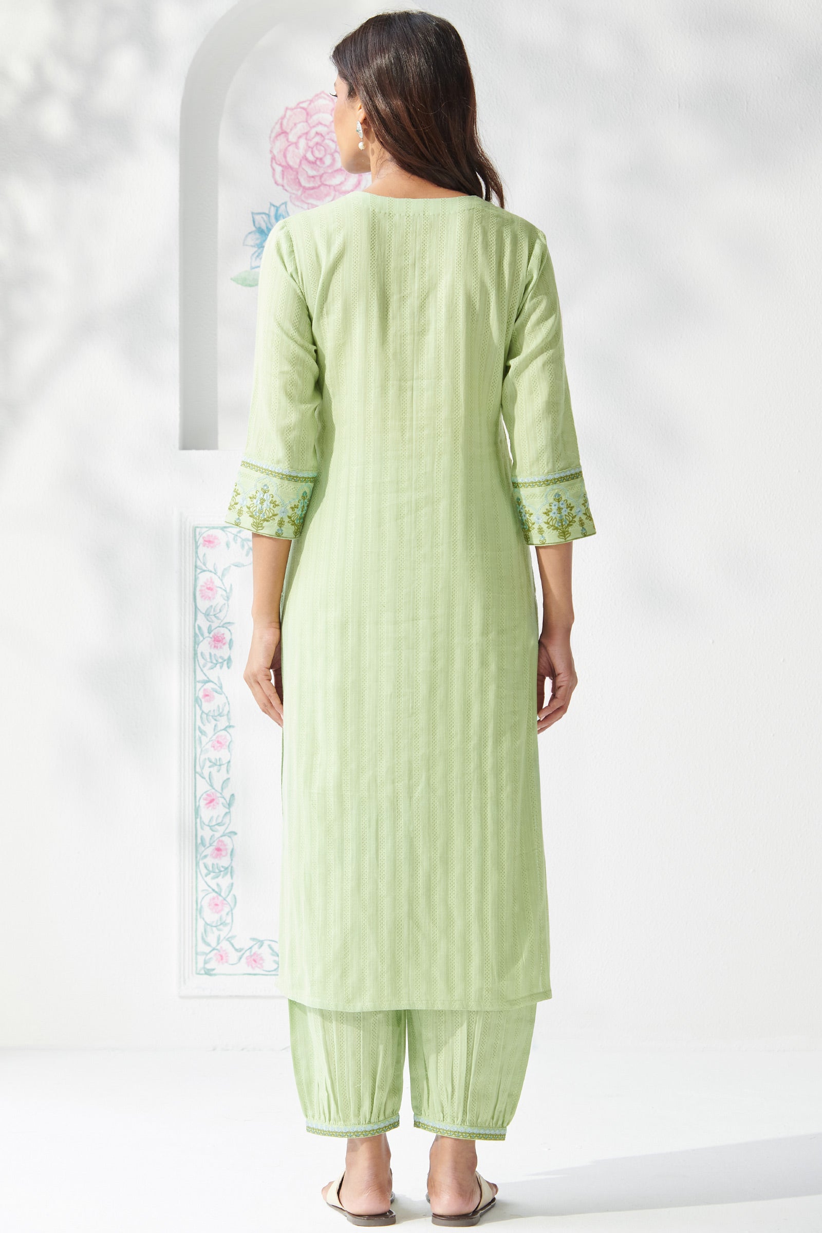 Mehraab Amira Green Kurta