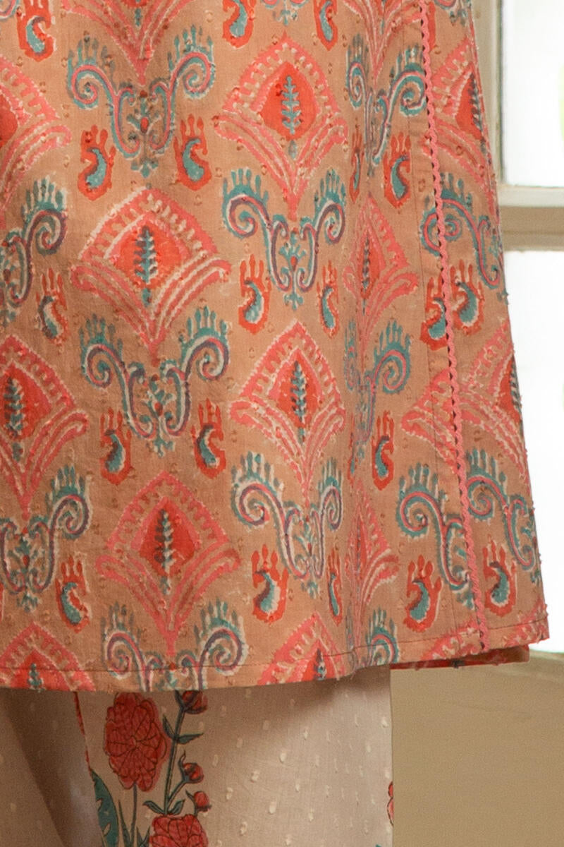 Nazm Nusrat Block Printed Kurta