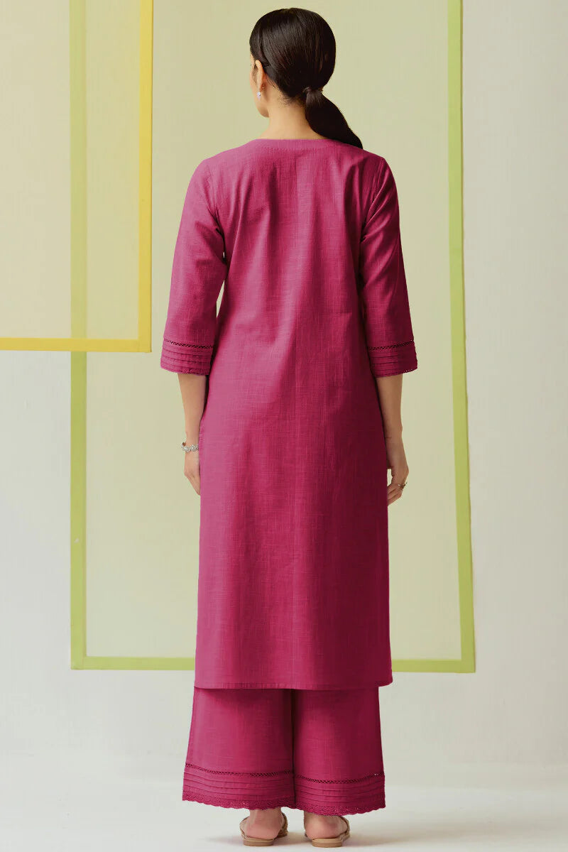 Surplus: Roza Zara Rose Pink Kurta