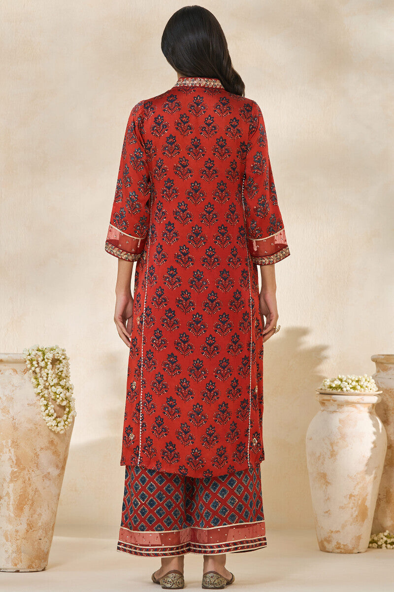 Mehrunissa Aiza Ajrak Kurta