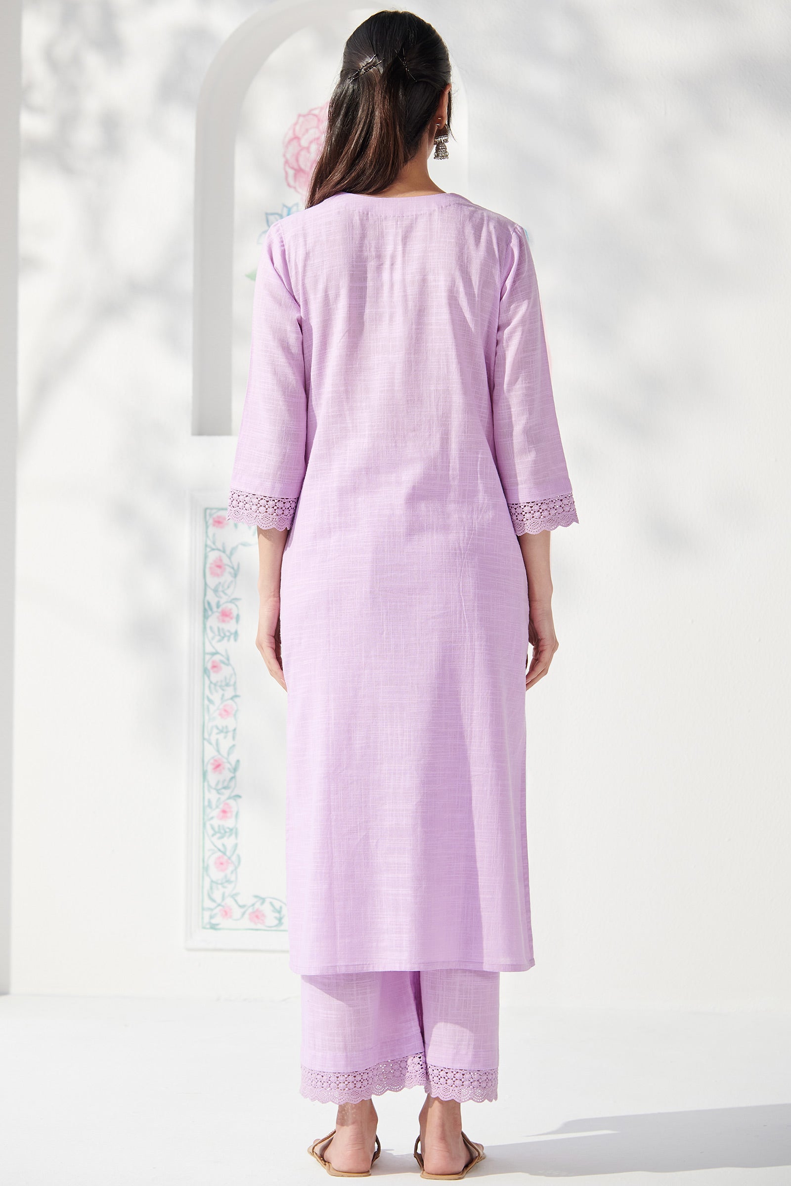 Roza Sehreen Lilac Kurta