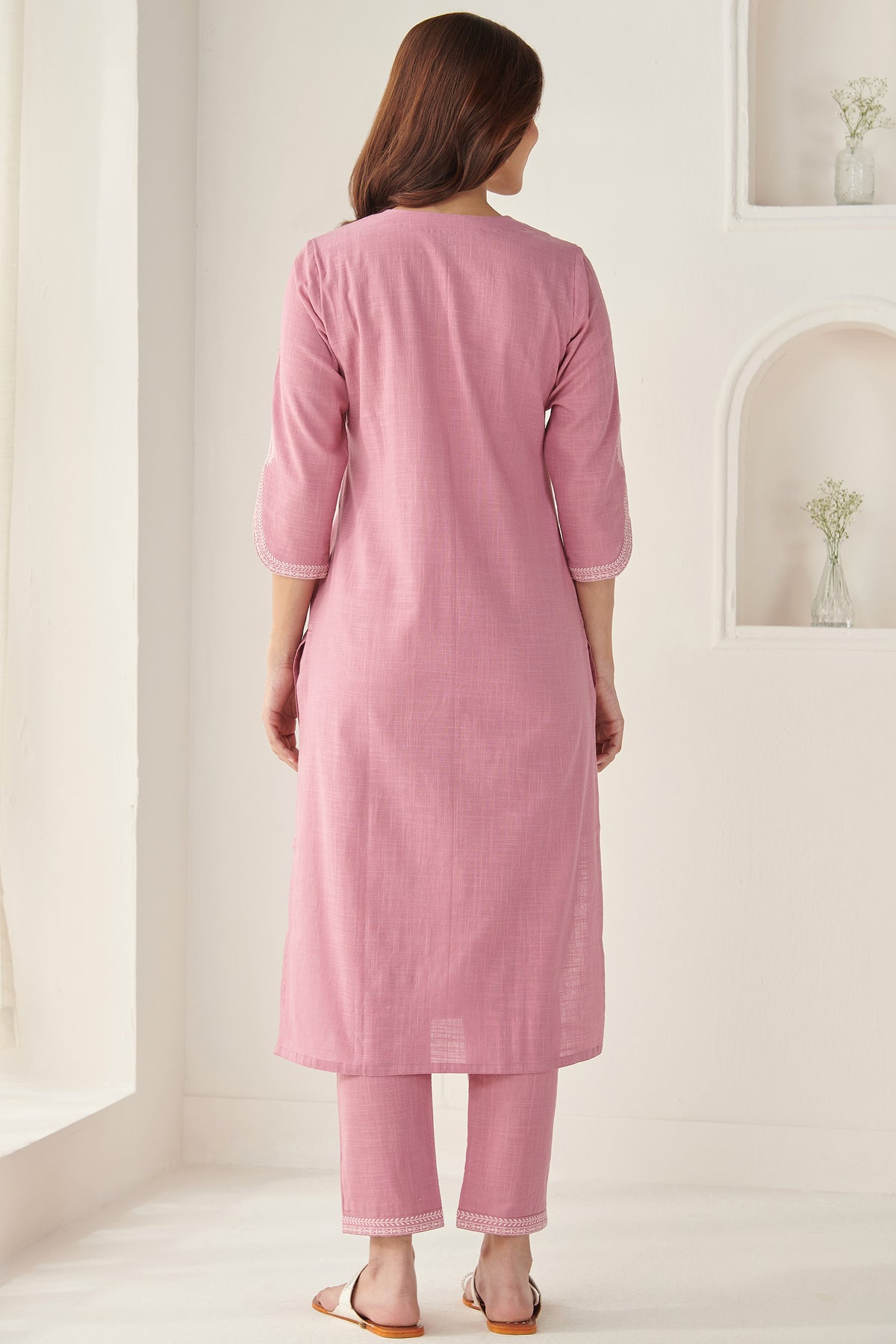 Mehraab Rumeha Pink Kurta