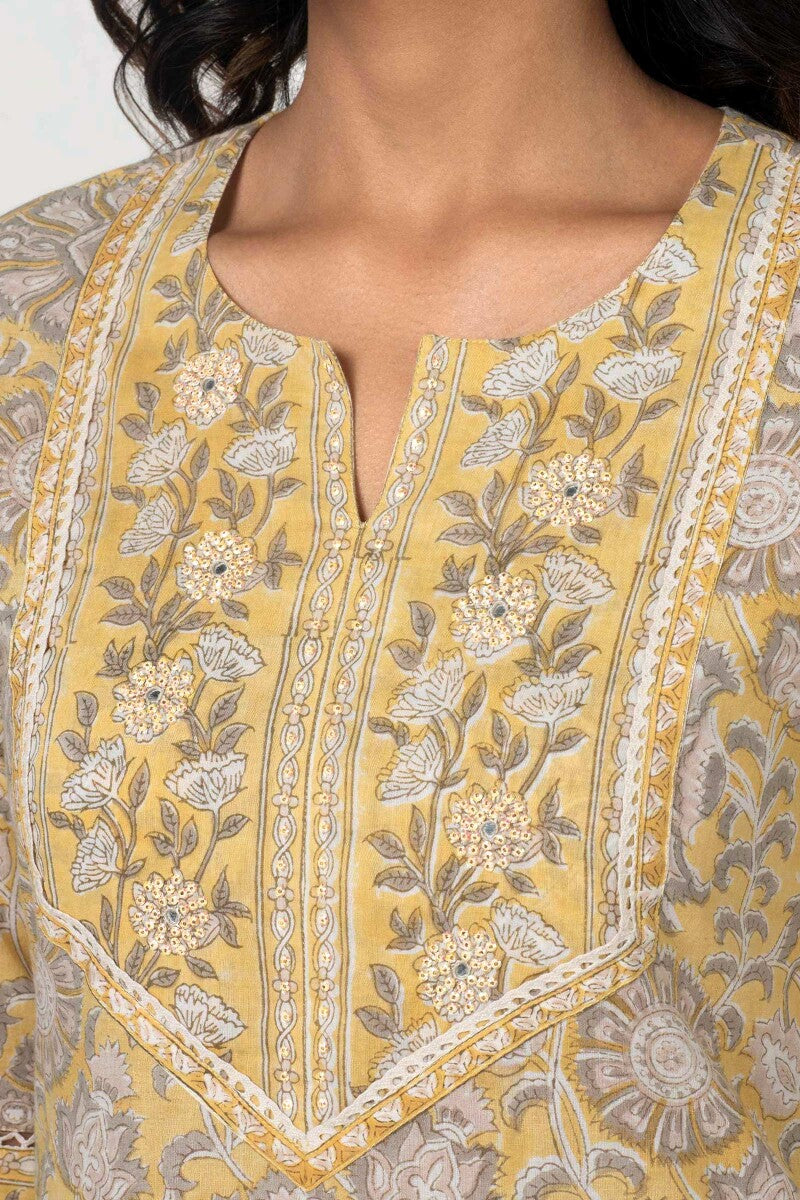 Gauhar Fizah Sanganeri Kurta