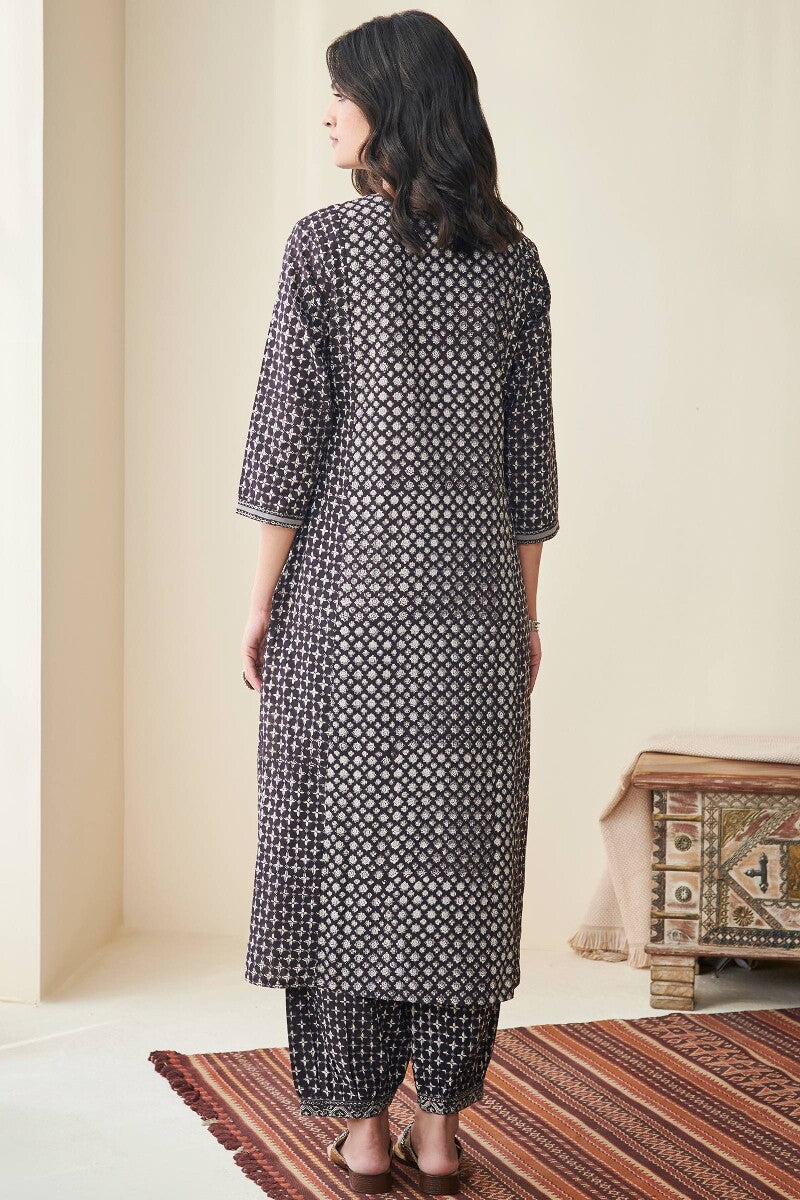 Sehra Meera Bagru Kurta