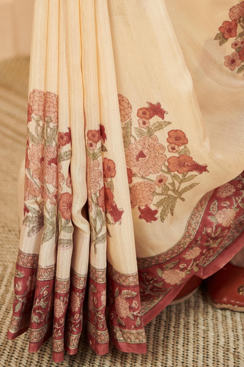 Nasrine Faizah Sanganeri Saree