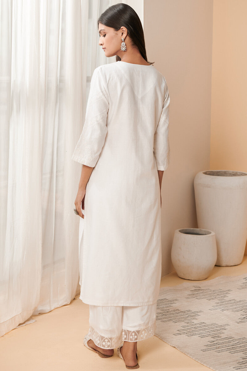 Raahat Zubeida Chanderi Kurta