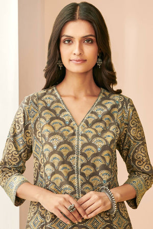 Sehra Maya Ajrak Kurta