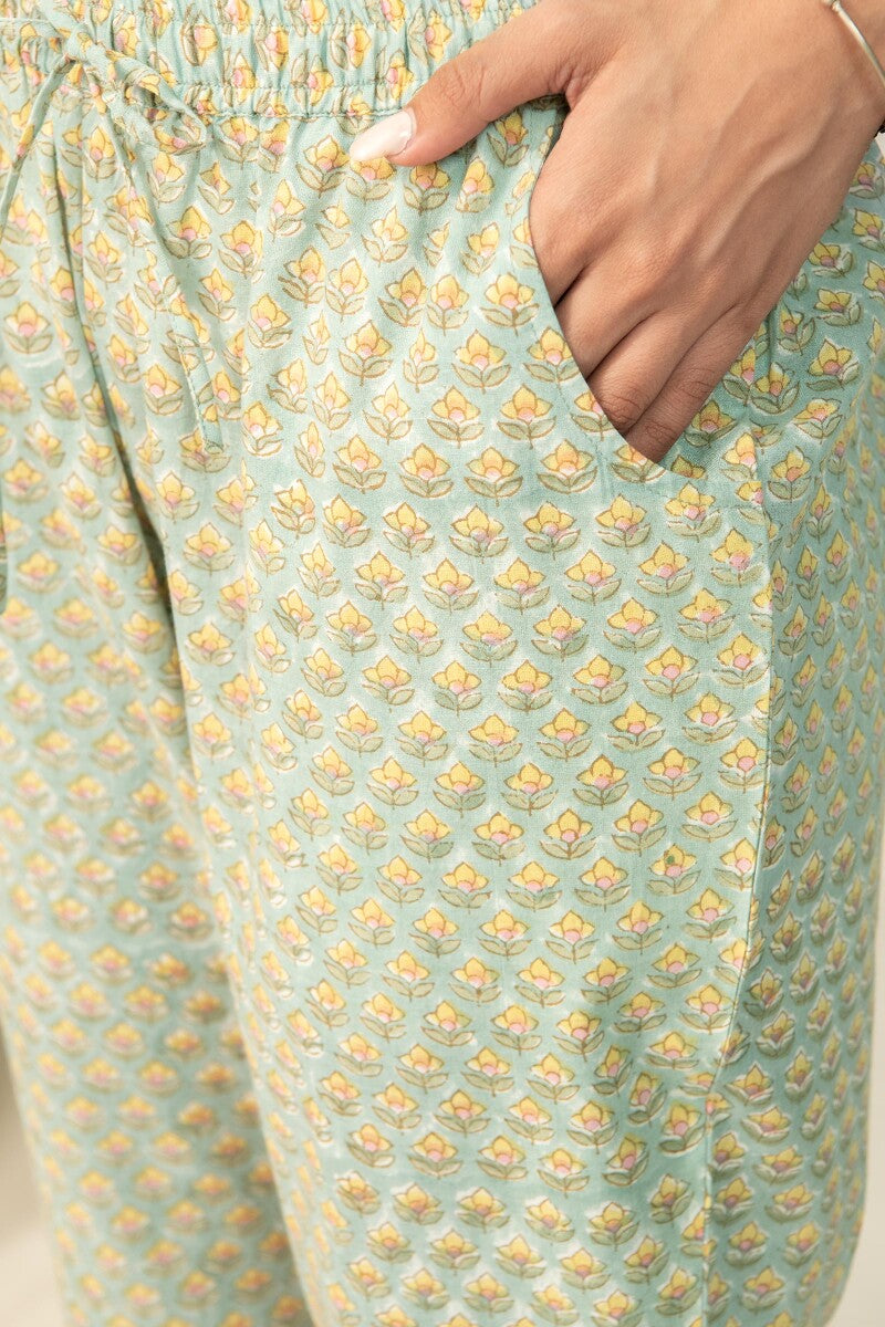 Gulshan Bagh Yasmine Sanganeri Narrow Pants