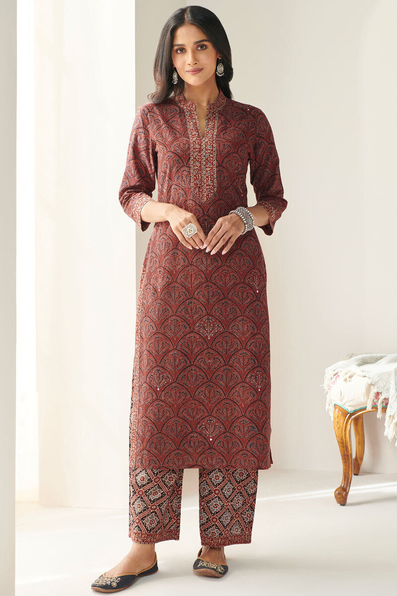 Sehra Samira Ajrak Kurta