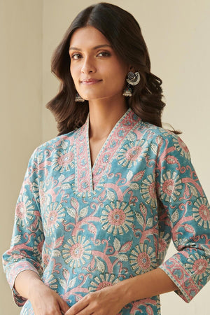 Gauhar Siya Sanganeri Kurta