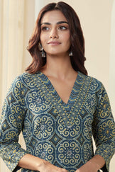 Firdaus Darya Ajrak Kurta