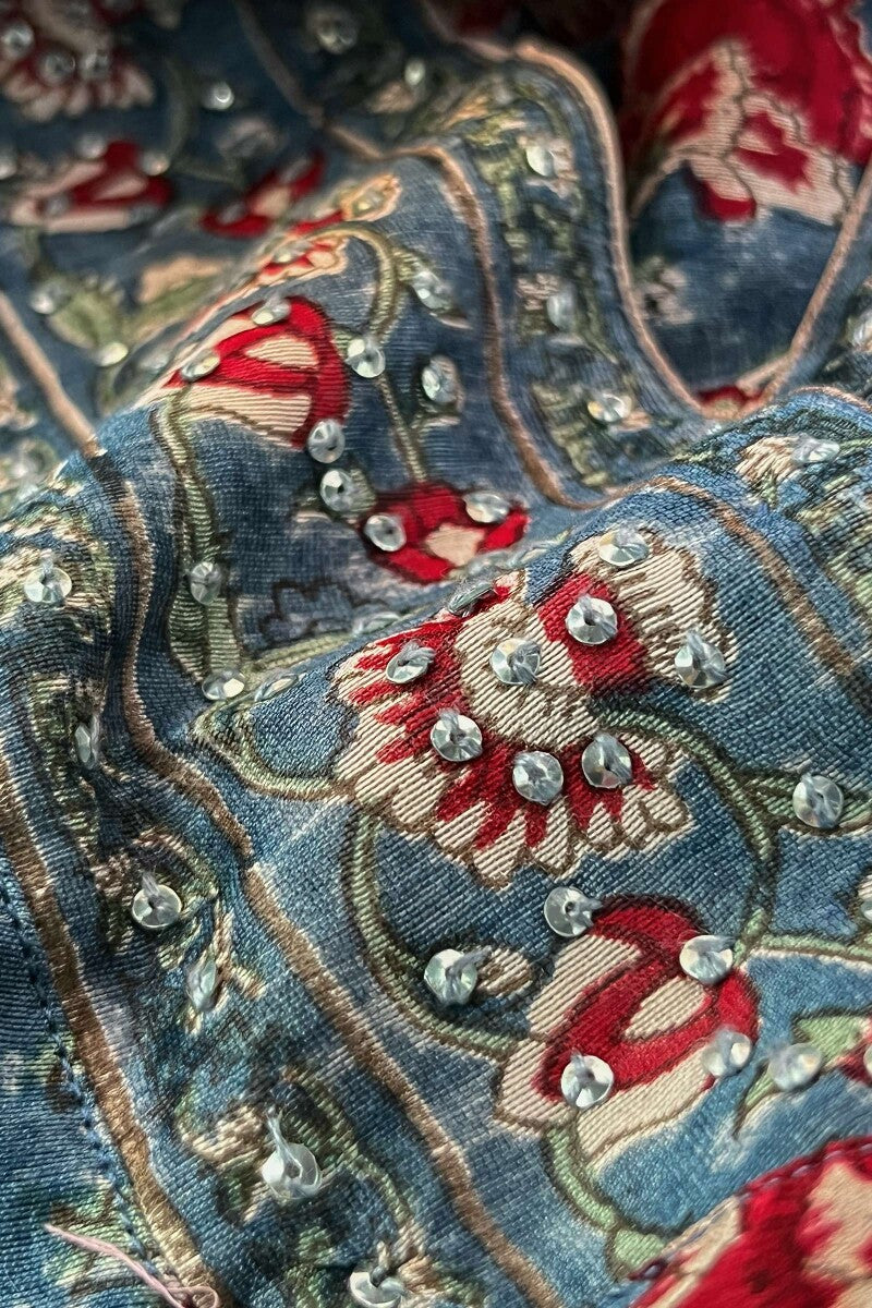 Mehrunissa Saira Chanderi Kurta