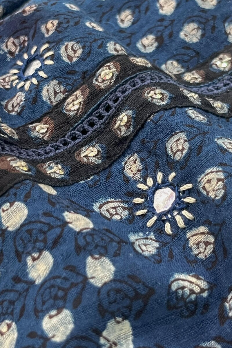 Sehra Simar Bagru Kurta