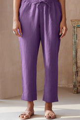 Roza Seher Violet Narrow Pants