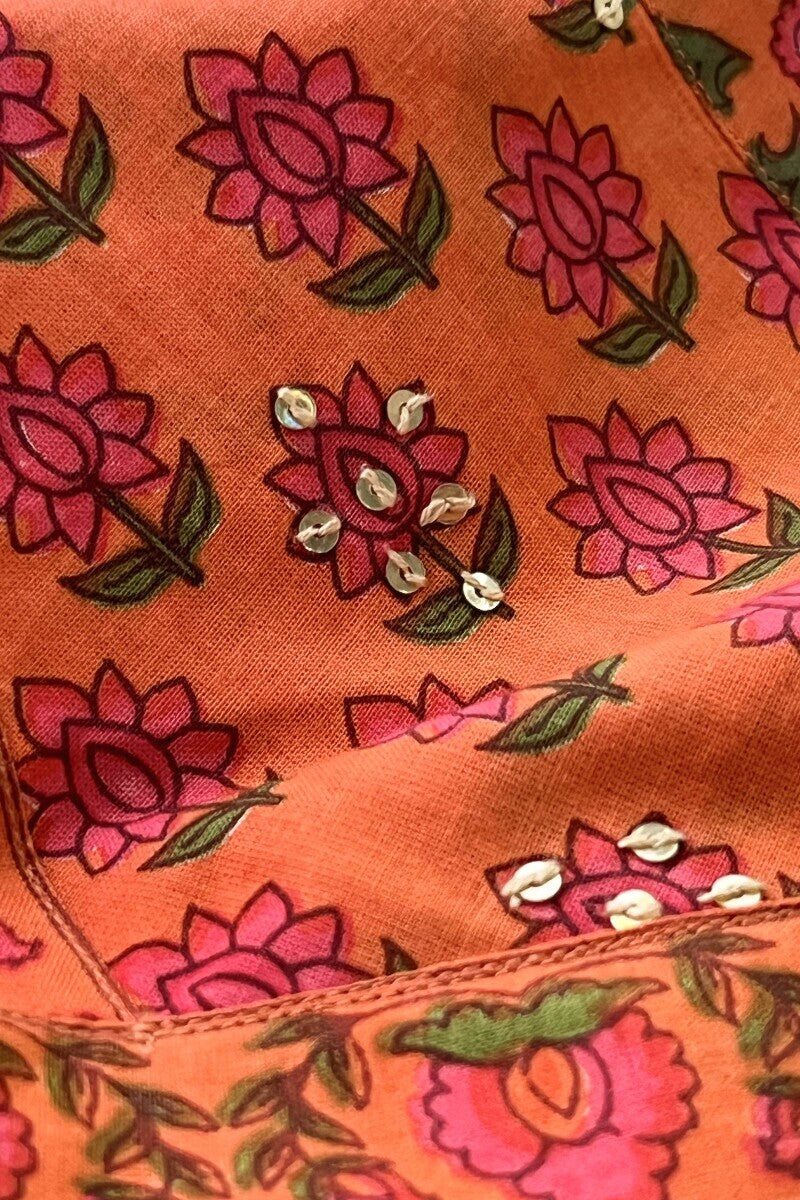 Gauhar Safina Sanganeri Kurta