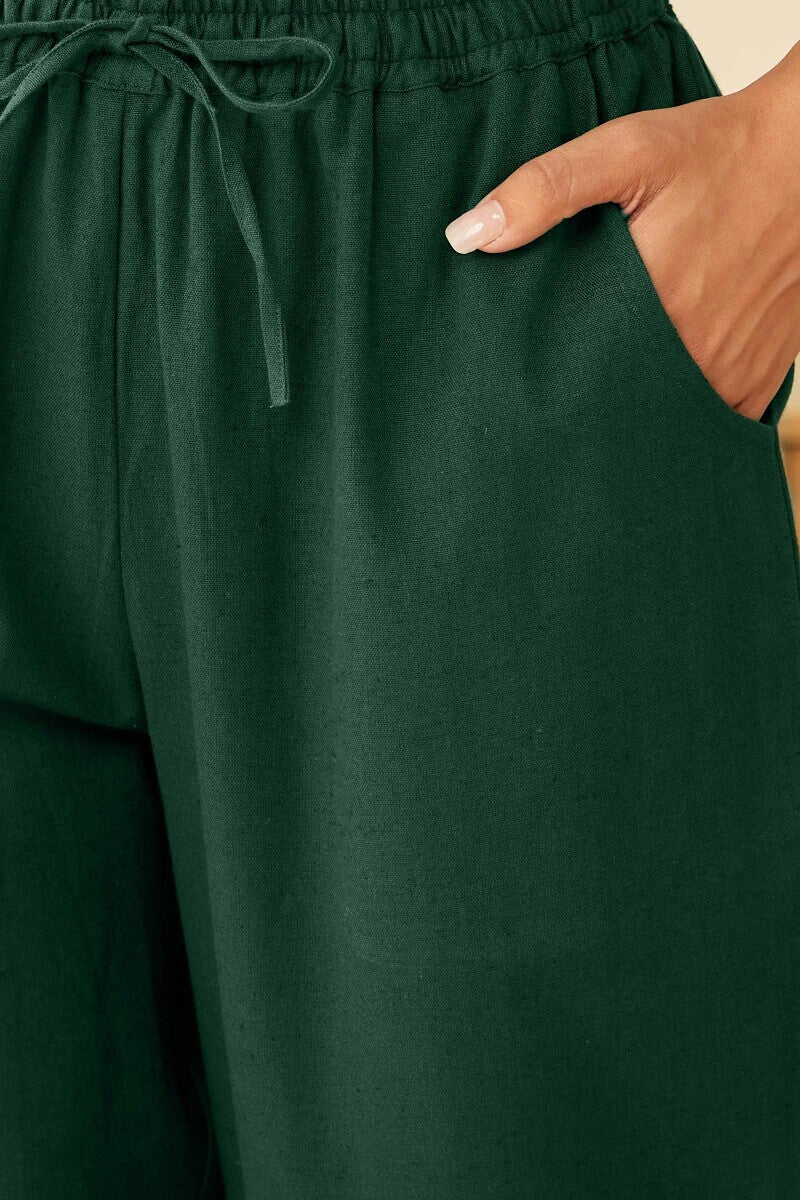 Roza Seher Emerald Green Narrow Pants