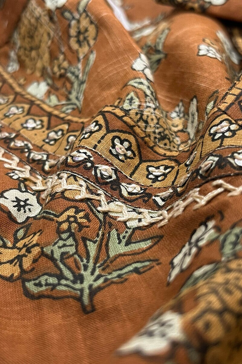 Gauhar Safira Sanganeri Kurta