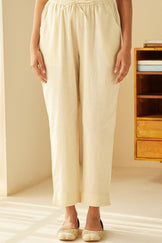 Rosheen Seher Cream Narrow Pants