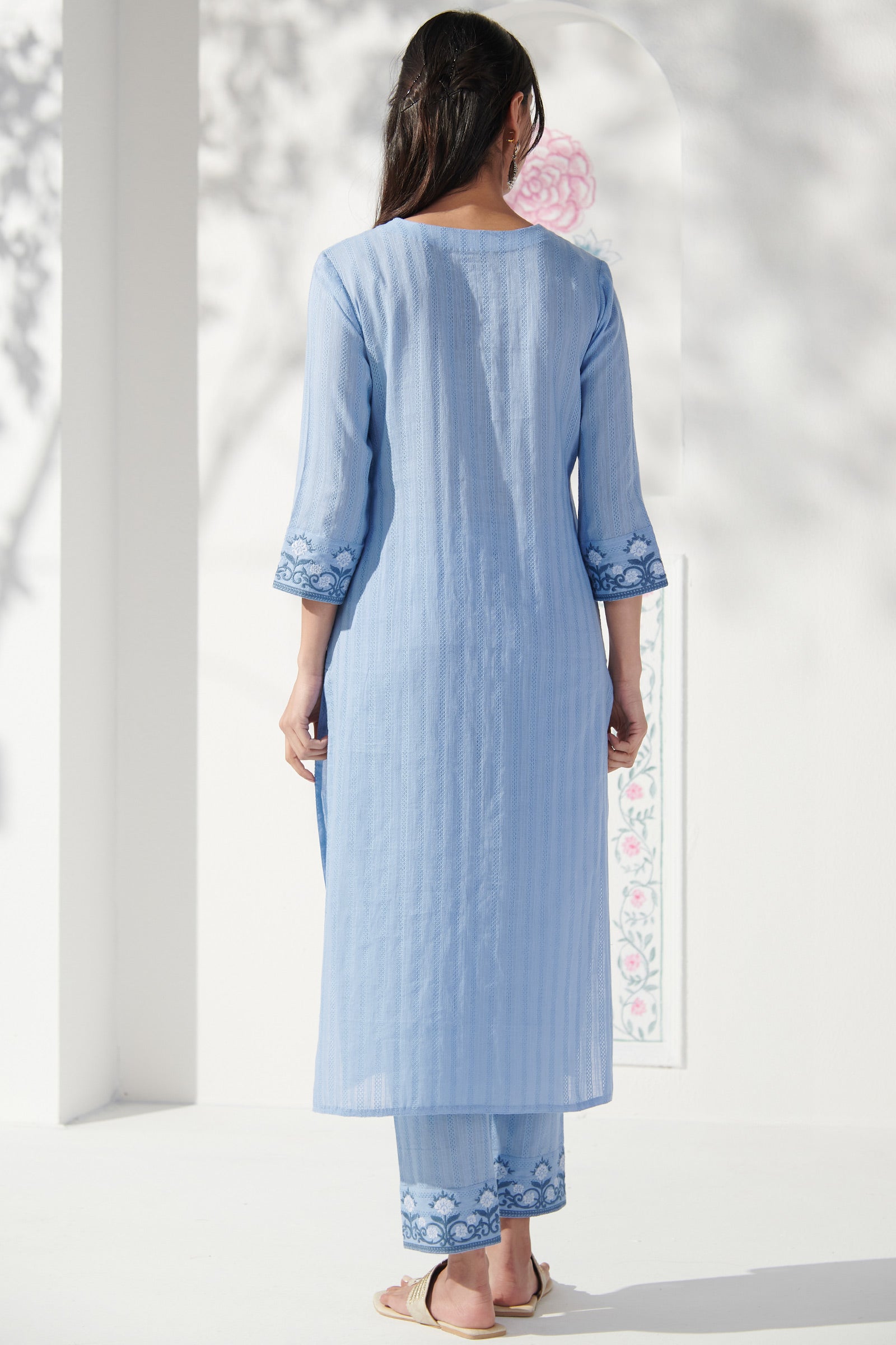 Mehraab Ameera Blue Kurta