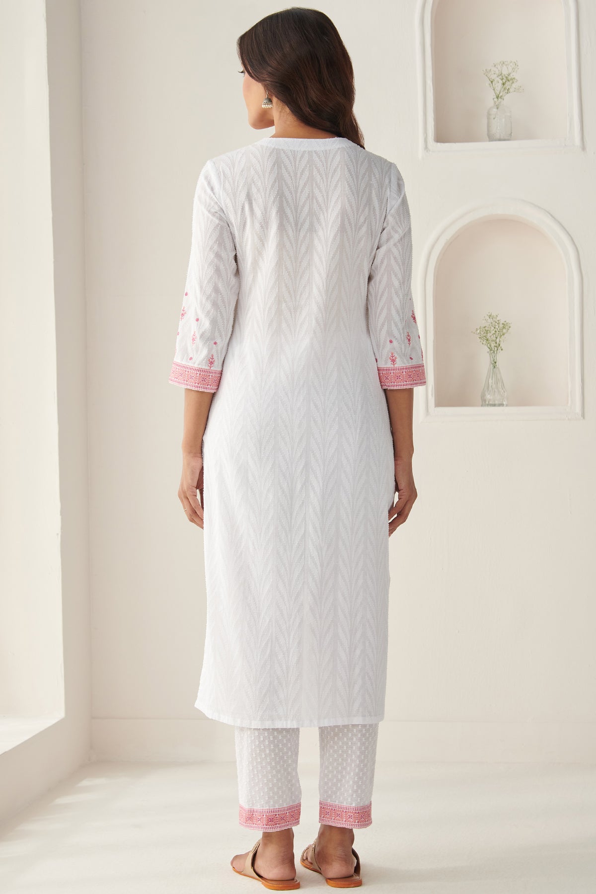 Mehraab Mahira White Kurta