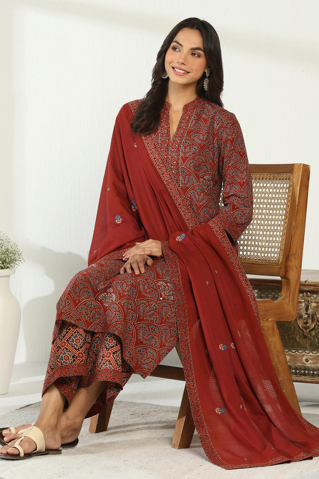 Sehra Samira Ajrak Kurta