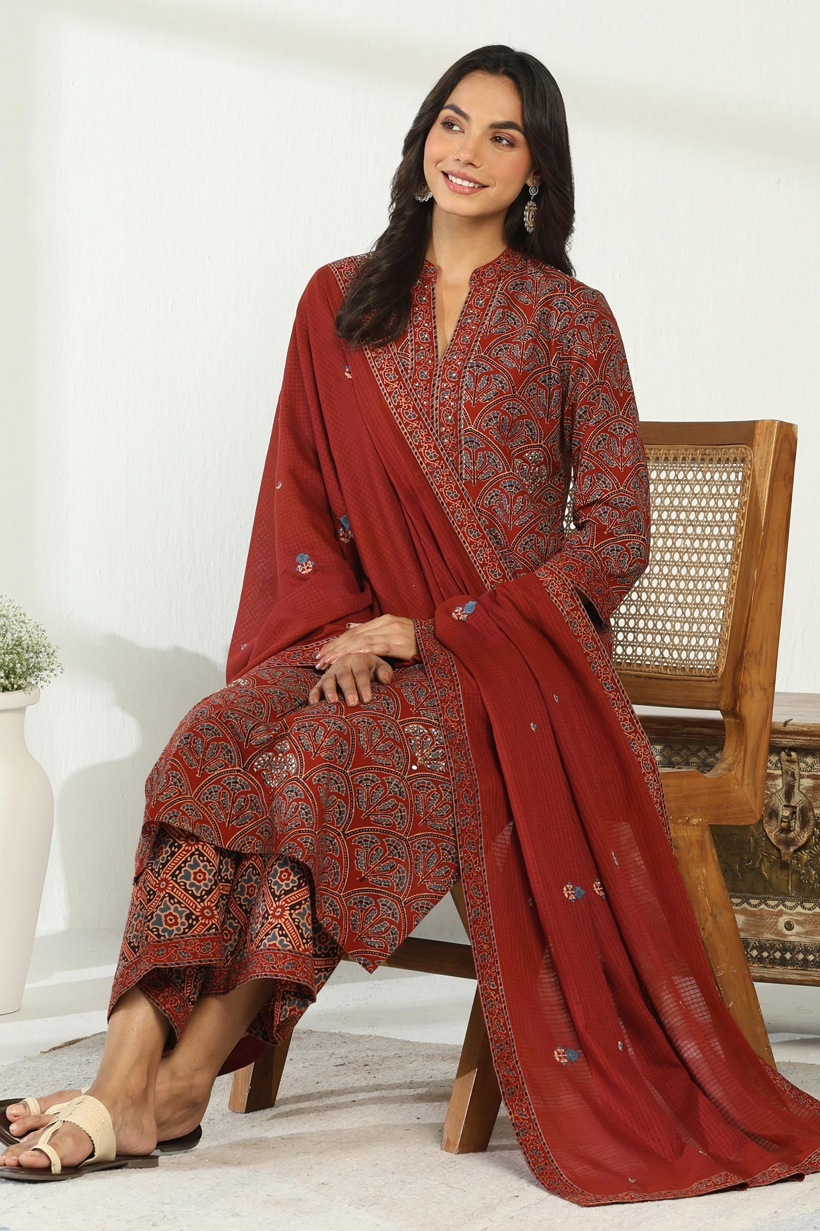 Sehra Samira Ajrak Kurta