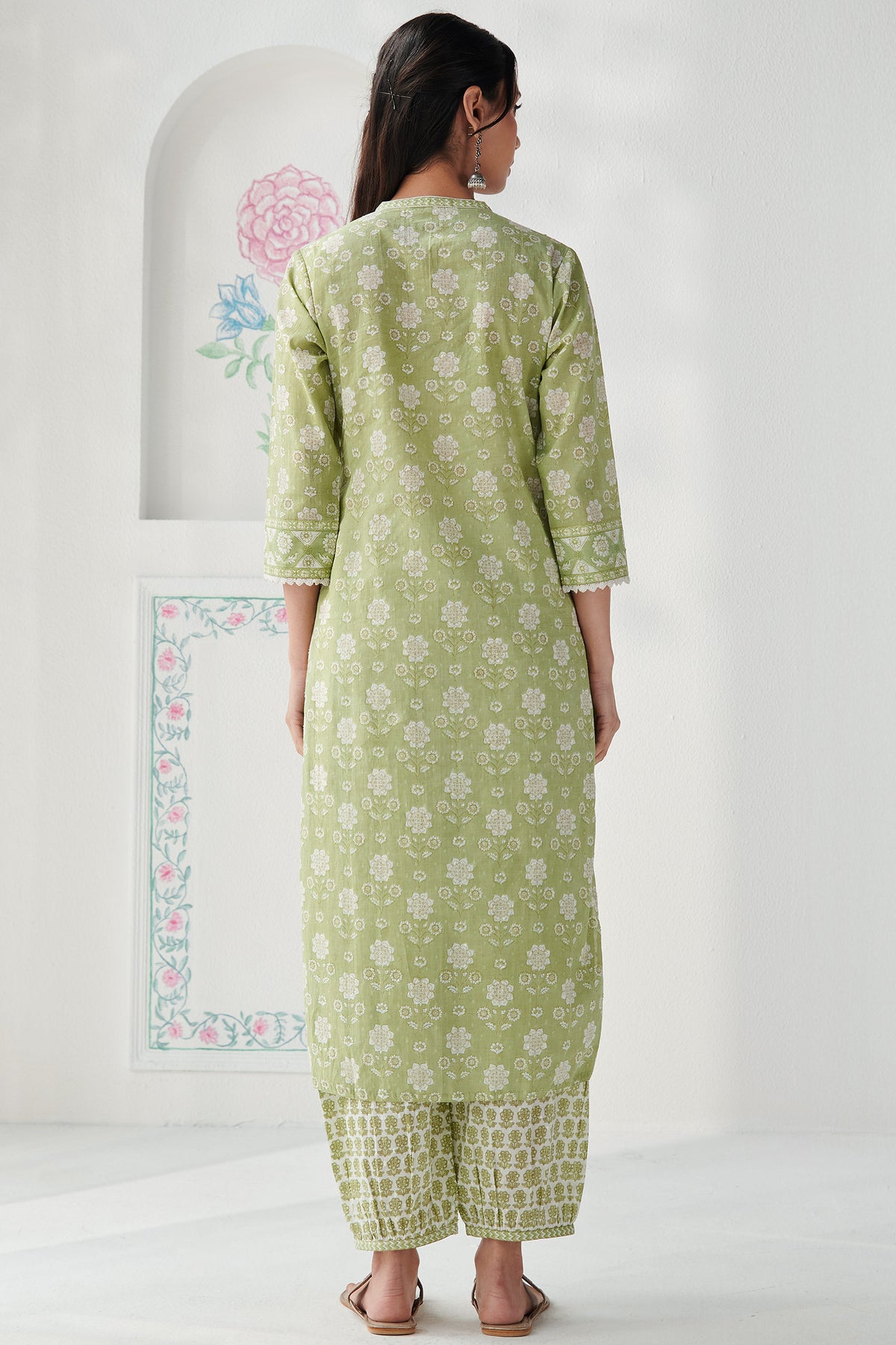 Gulbahar Mehreen Sanganeri Kurta