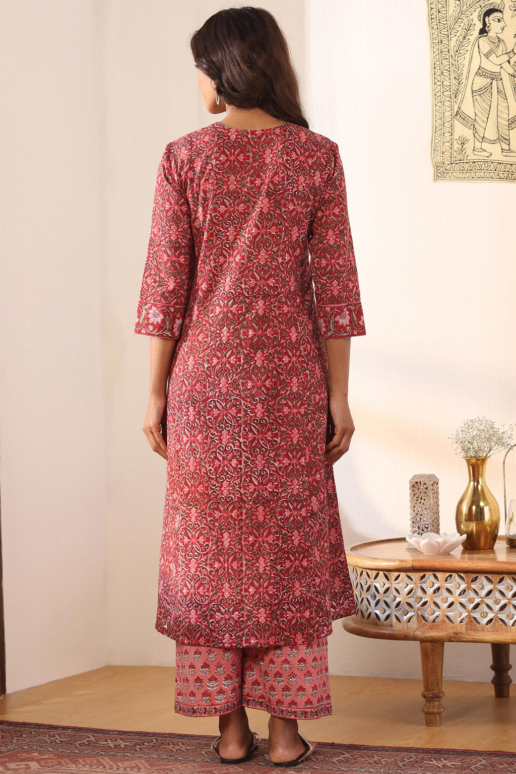 Gulbarg Zehna Sanganeri Kurta