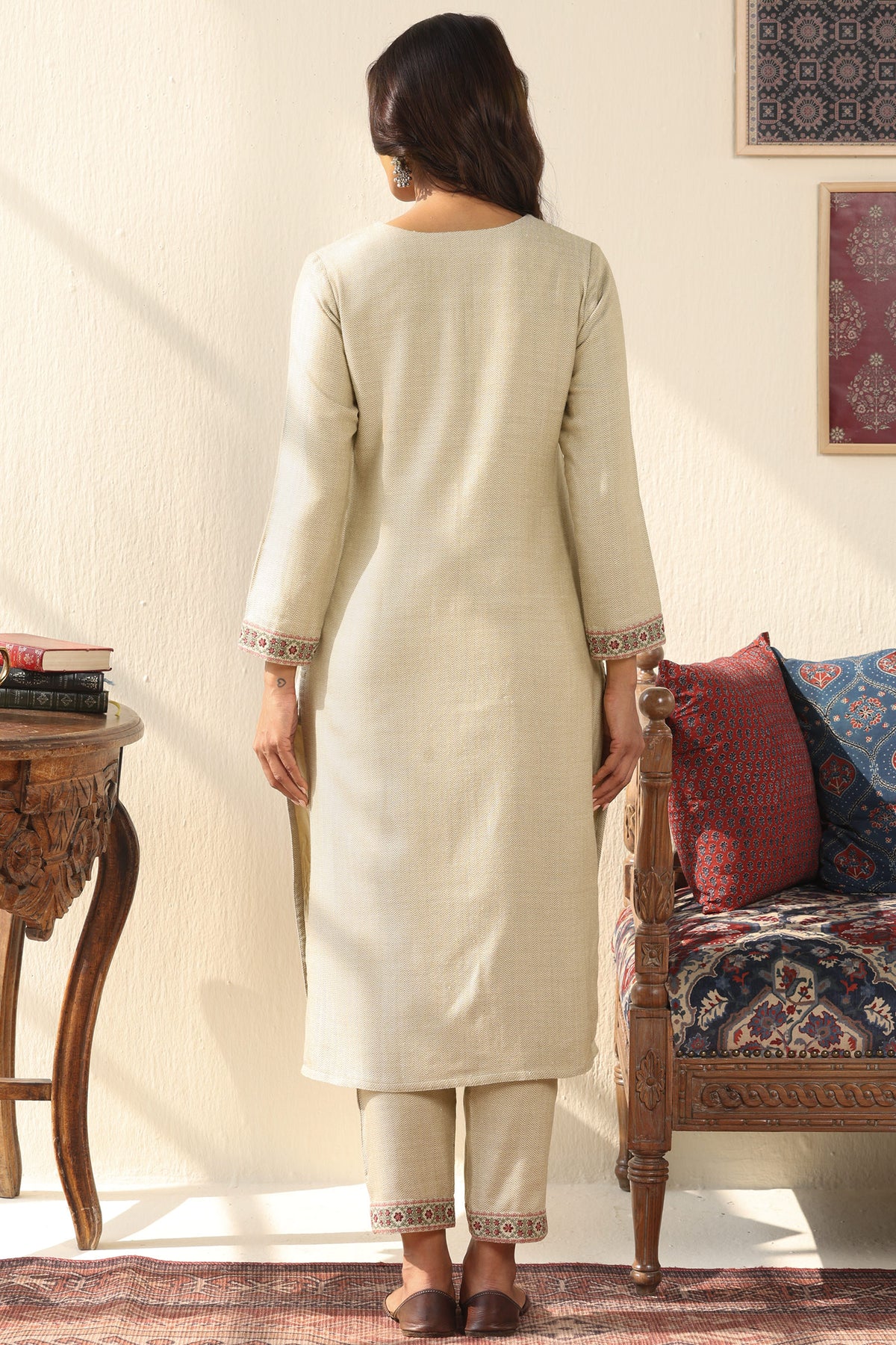 Naadirah Nahida Faux Wool Kurta