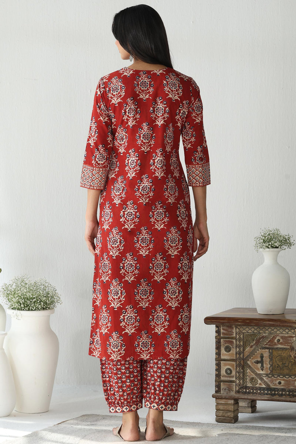 Sehra Kainat Bagru Kurta