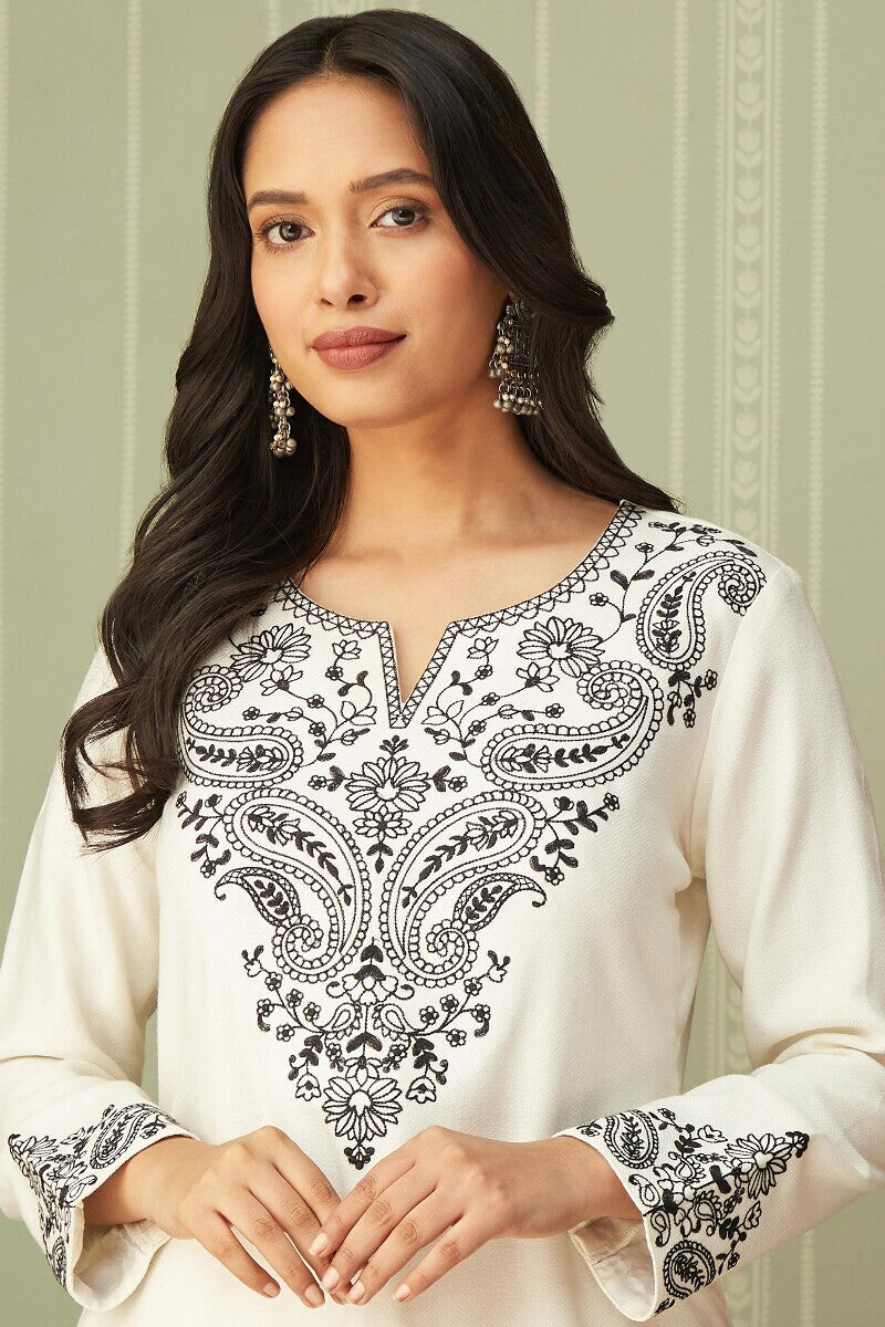 Naadirah Sehreen Faux Wool Kurta