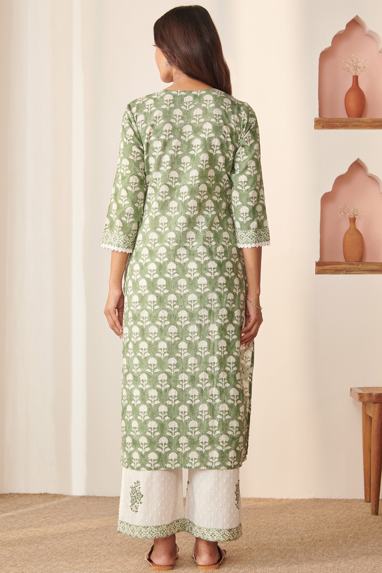 Rosheen Maiwa Sanganeri Kurta