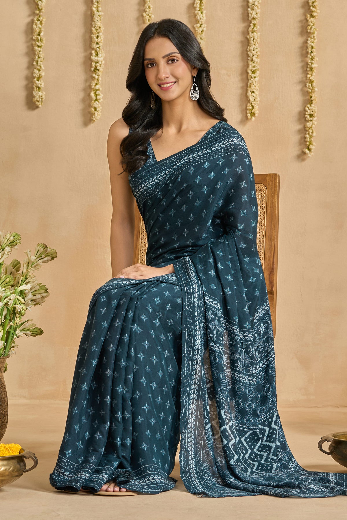 Meherzaan Zareen Saree