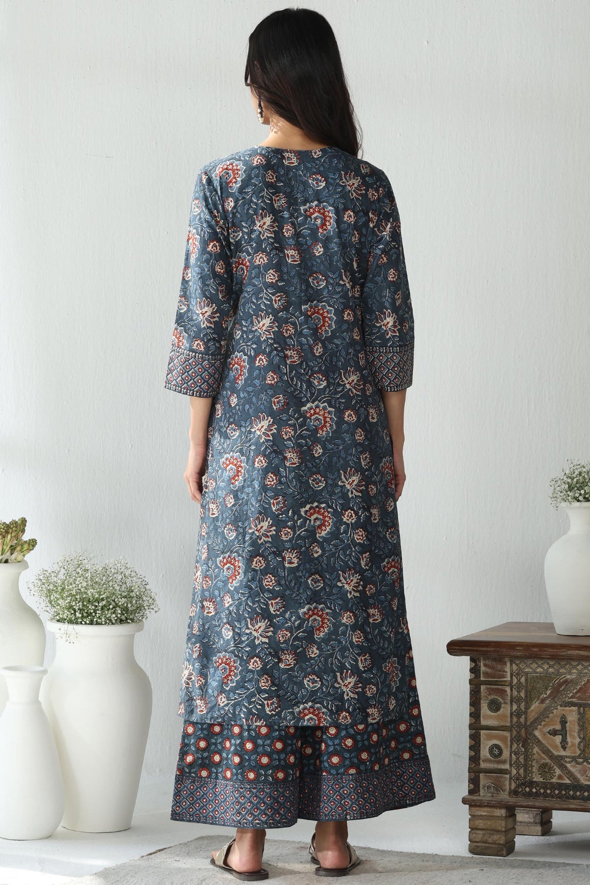 Sehra Yasmina Bagru Kurta