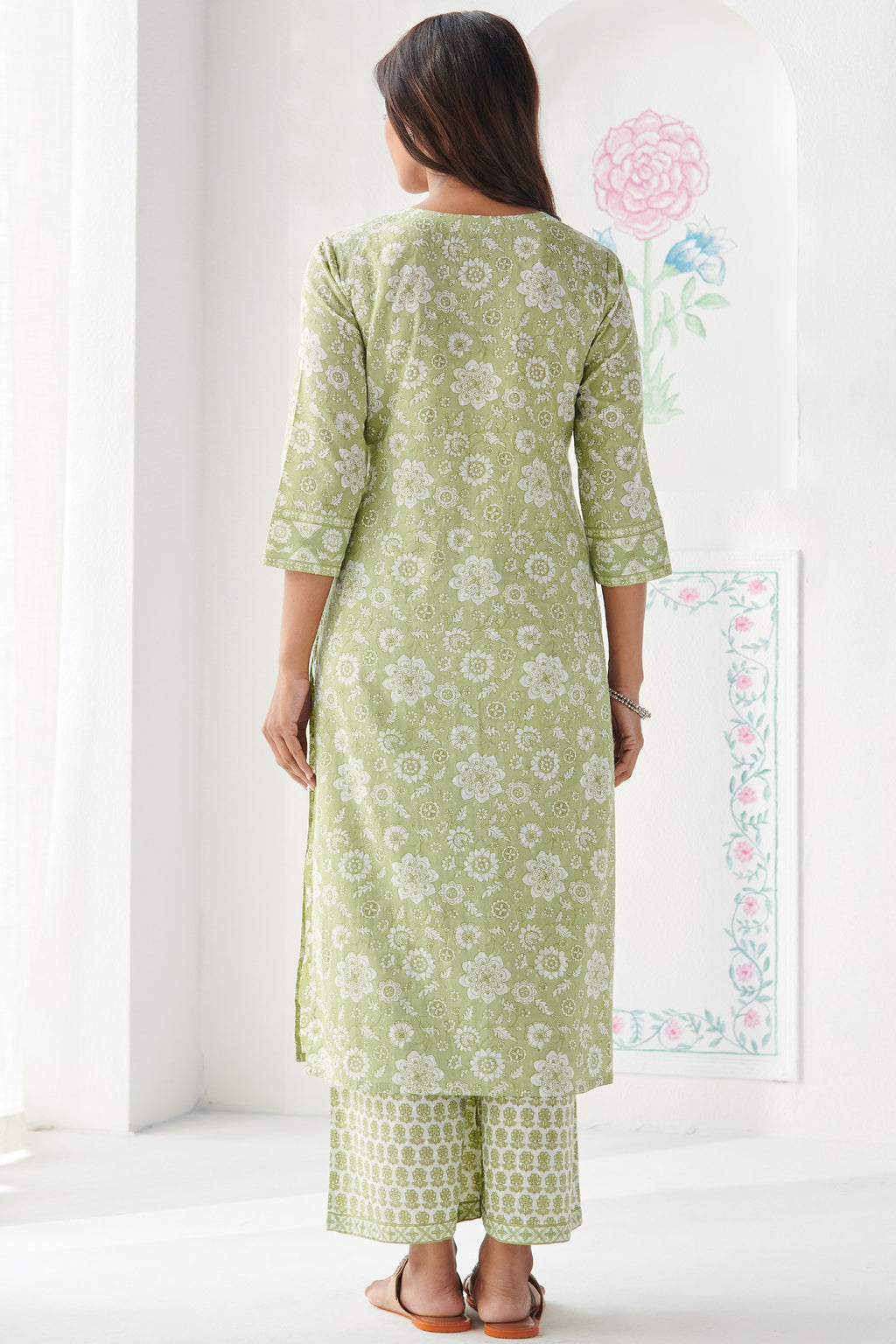 Gulbahar Firosa Sanganeri Kurta