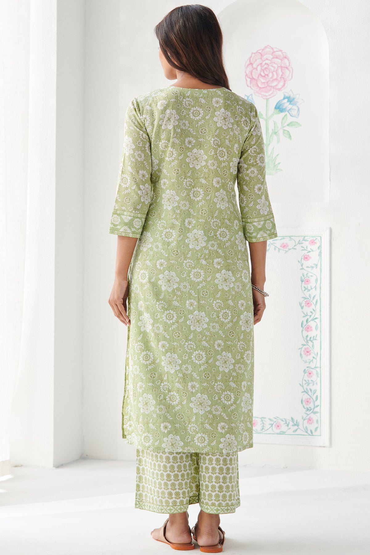 Gulbahar Firosa Sanganeri Kurta