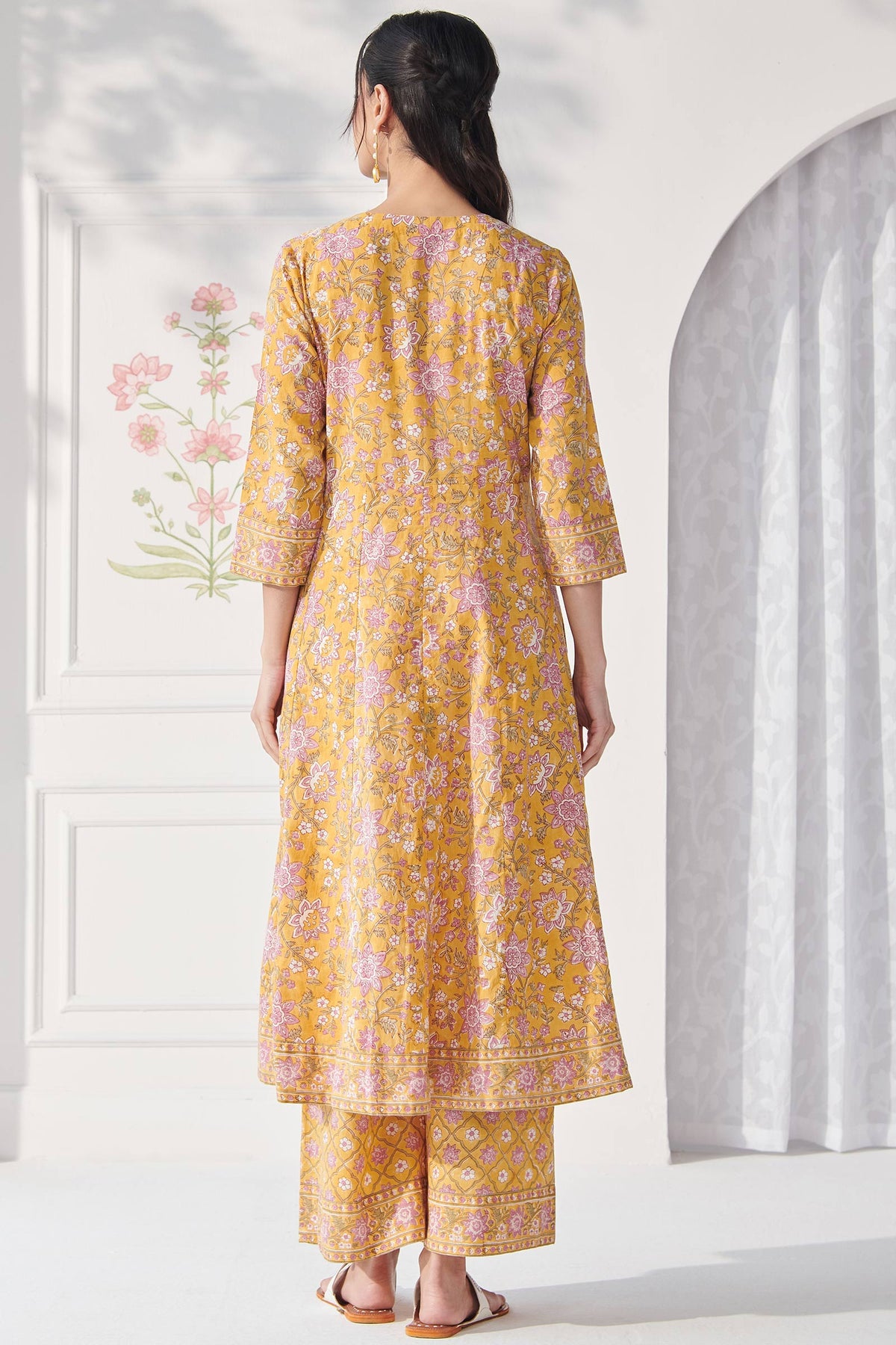 Gulbahar Rosana Sanganeri Kurta