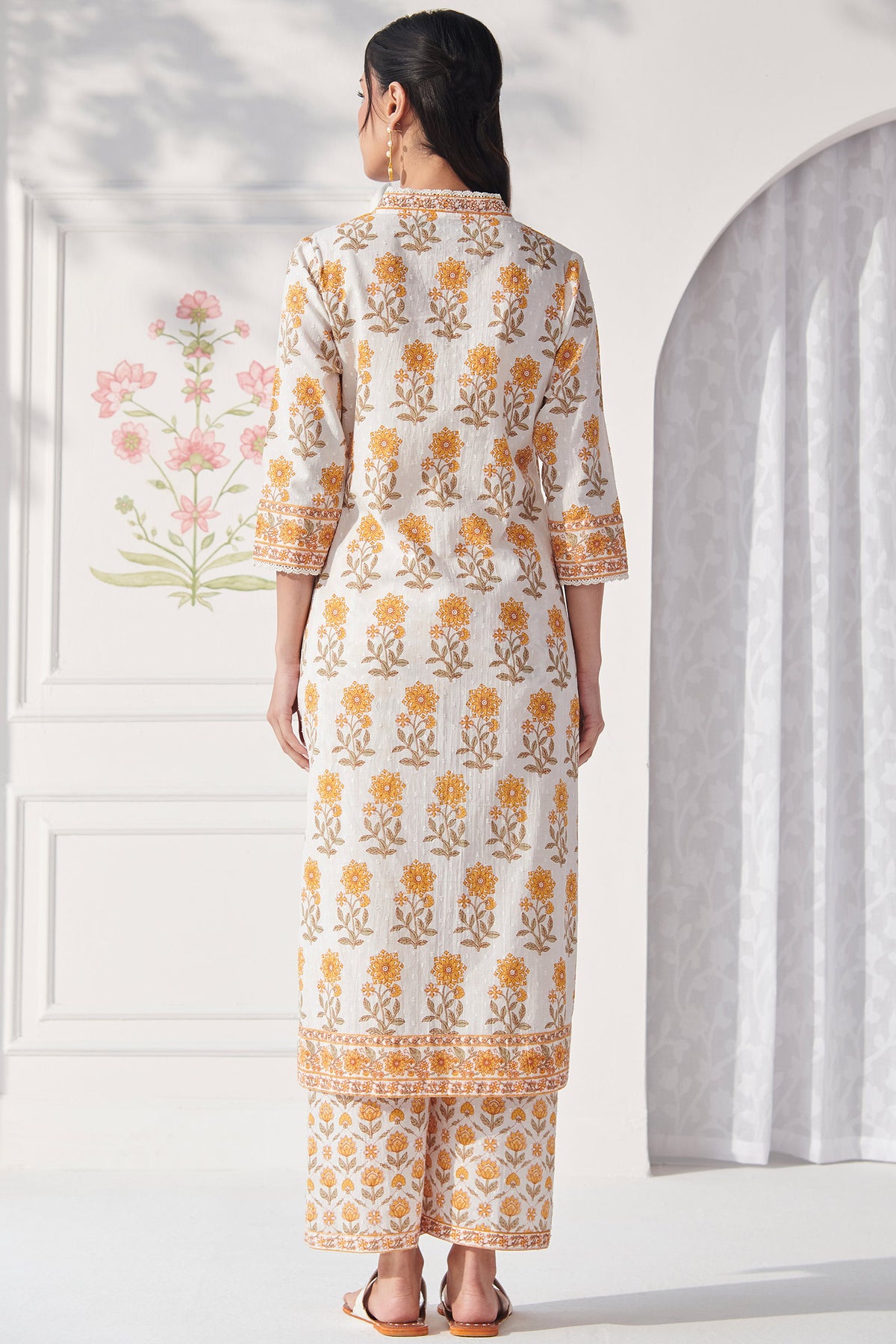 Gulbahar Parisa Sanganeri Kurta