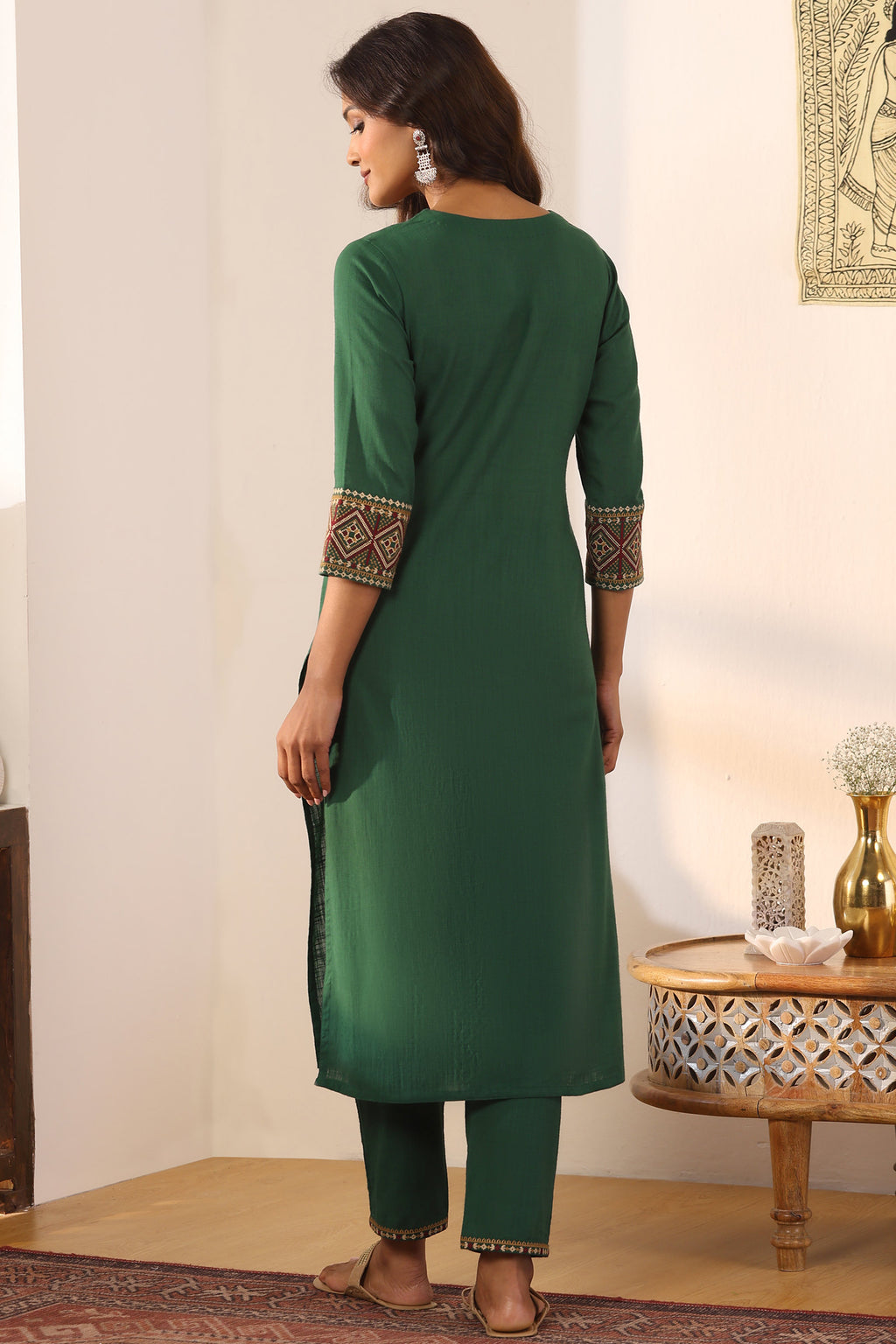 Mehraab Mira Green Kurta