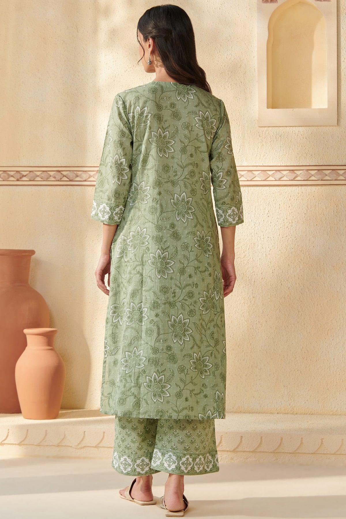 Gauhar Shireen Sanganeri Kurta