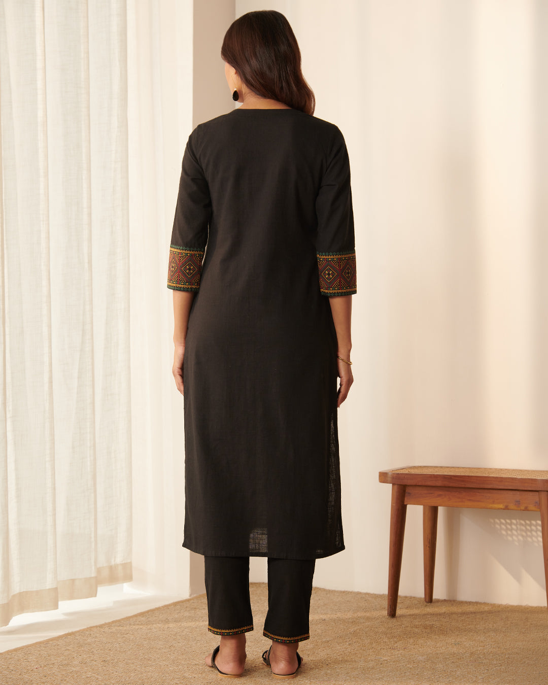 Mehraab Nahiza Black Kurta