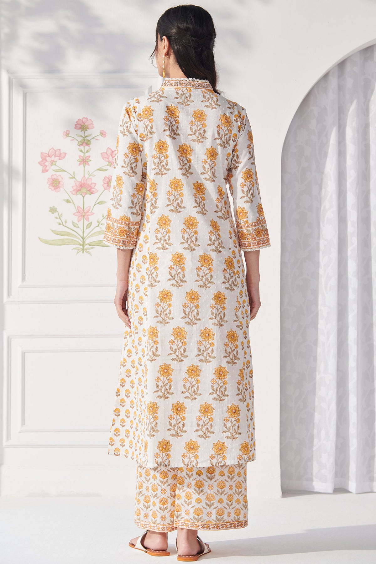 Gulbahar Tazmeen Sanganeri Kurta