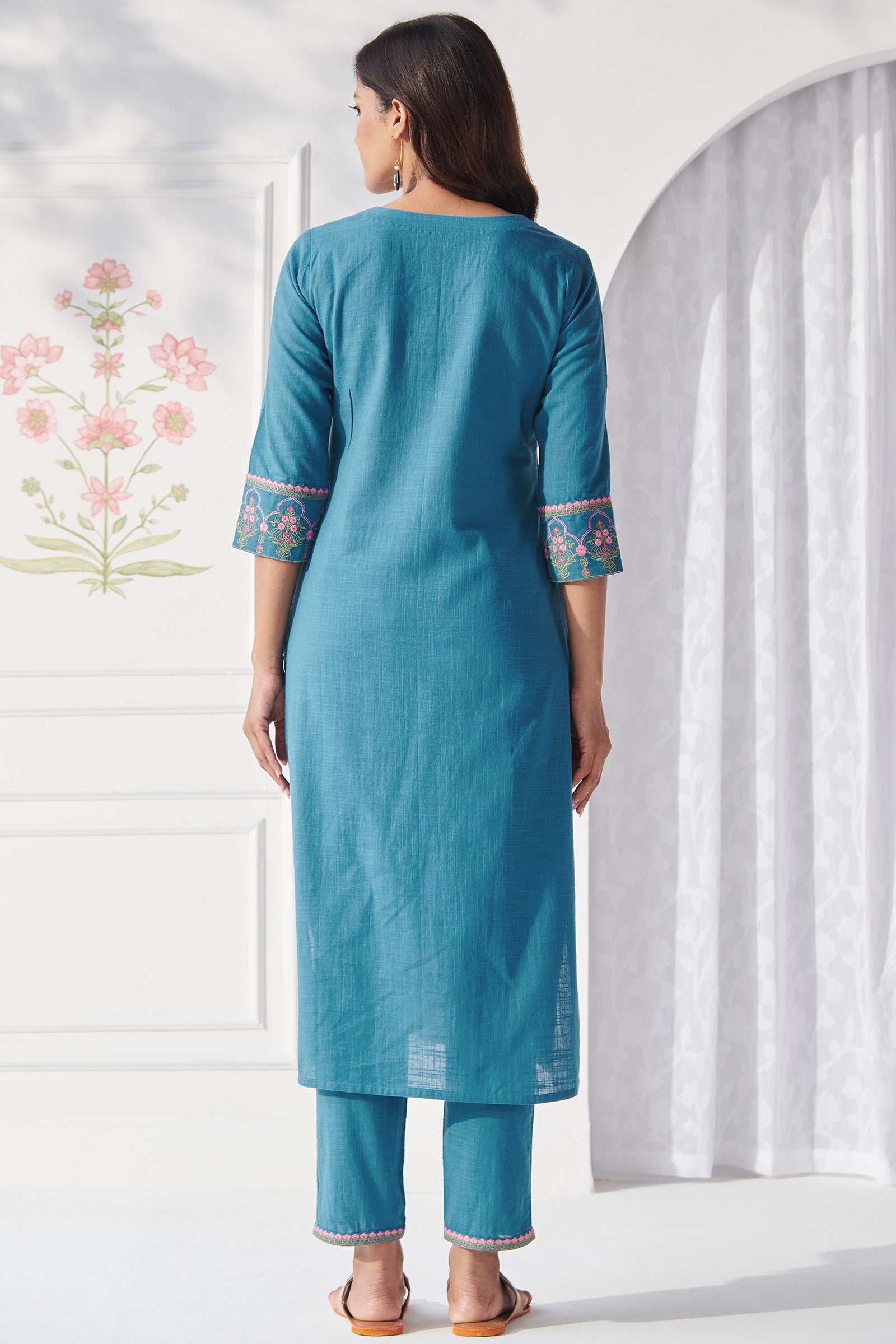Mehraab Alisha Blue Kurta