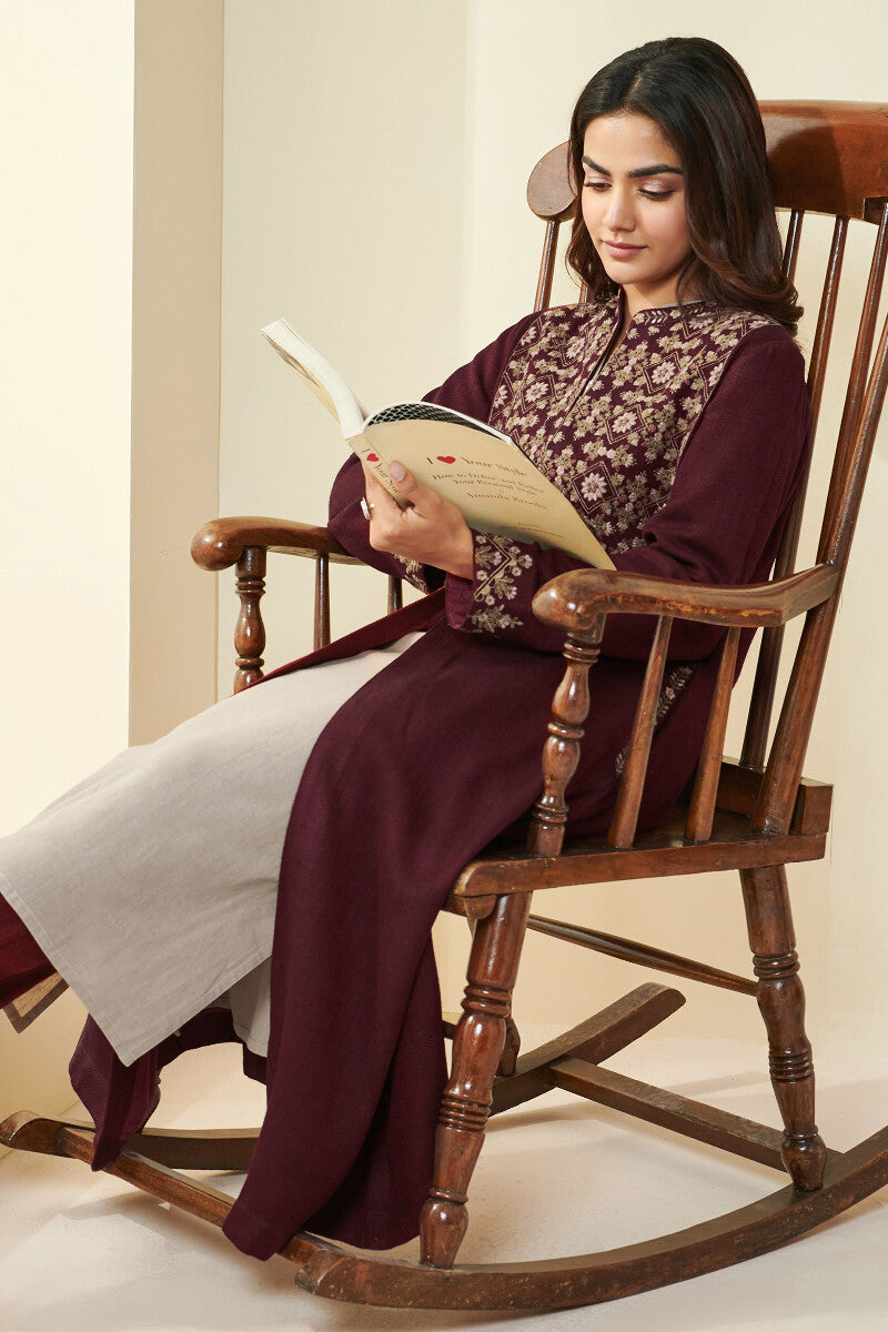 Naadirah Layla Faux Wool Handloom Jacket