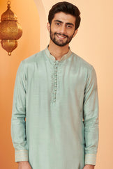 Shirin Rehan Sage Blue Modal Kurta